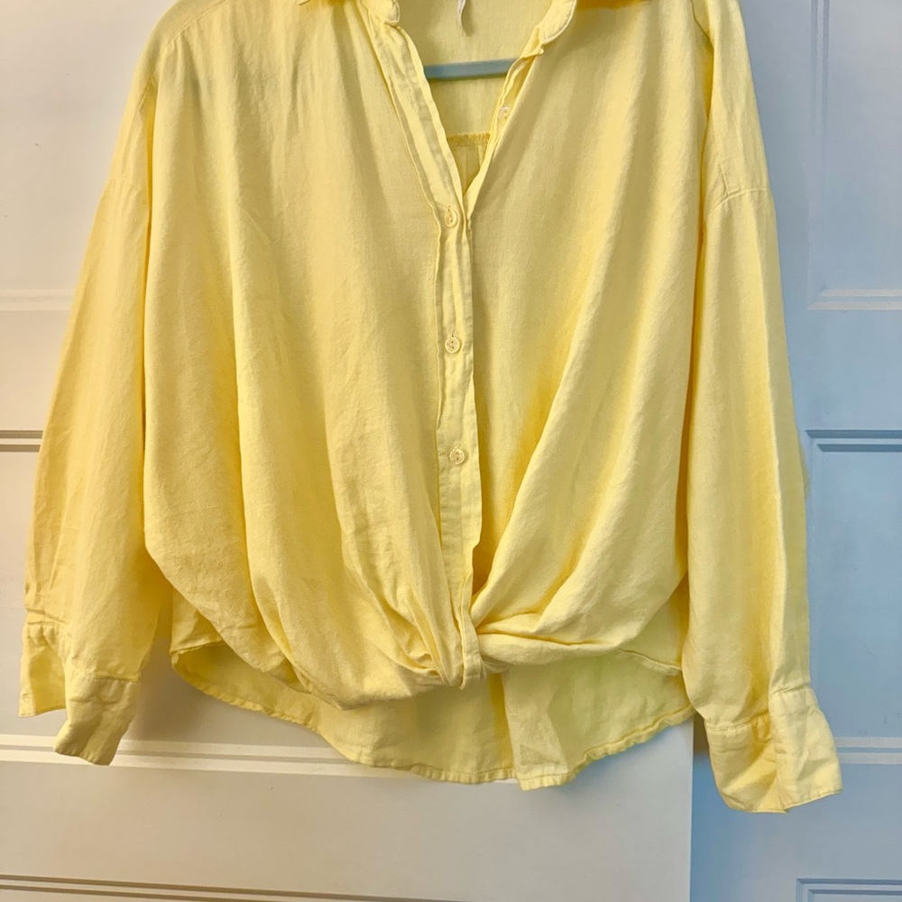Young Fabulous and Broke yellow top, size xs